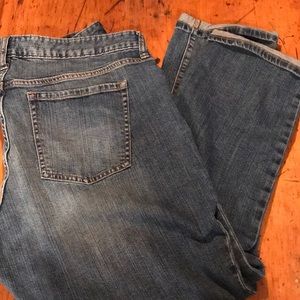 GAP sexy boyfriend fit cuffed straight leg jeans